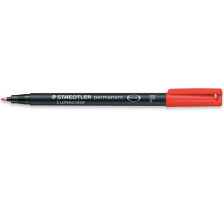 STAEDTLER Lumocolor permanent F 0.6mm rot, 318-2
