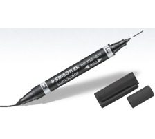 STAEDTLER Lumocolor DUO 348 0.6/1.5mm schwarz perm., 348-9