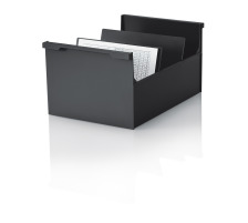 STYRO Caisse defichier transverse A5 oeko noir, 30-532.90