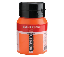 TALENS Acrylfarbe Amsterdam 500ml zinnober, 17723112