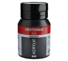 TALENS Akrylfarbe Amsterdam 500ml oxidschwarz, 735