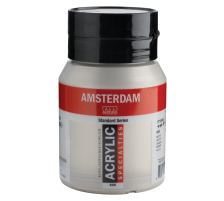 TALENS Acrylfarbe Amsterdam 500ml silber, 17728002