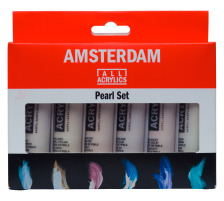 TALENS Amsterdam Starter Set Pearl Tne 6x20ml, 17820506