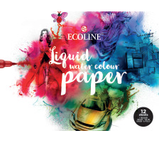TALENS Papier Ecoline Mix 24x30cm 290g 12 flls., 91582430