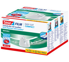 TESA Drouleur Easy Cut 19mmx33m blanc, 538380000
