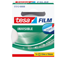 TESA Tesafilm 33mx19mm invisible 1 roul., 57312-000