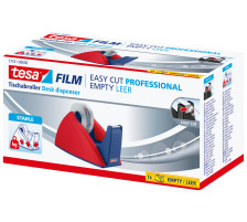 TESA Droul. Table EasyCut 33mx19mm rouge/bleu, 574210000