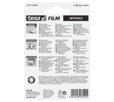 TESA Klebeband invisible 19mmx33m Blister, 574770000