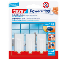 TESA Powerstrips Haken S weiss, 575300001