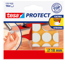 TESA Filzgleiter Protect 18mm weiss, rund 16 Stck, 578920000