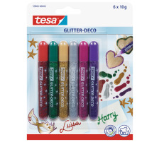 TESA Glitter Deco BrilliaColors 6x10g 6 Stck, 599000000