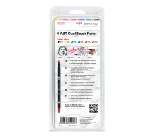 TOMBOW ABT Dual Brush Pen Set  6, ABT-6P-1