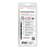 TOMBOW ABT Dual Brush Pen Set à 6, ABT-6P-3