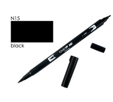 TOMBOW Dual Brush Pen noir, ABT N15