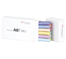 TOMBOW Dual Brush Pen ABT PRO Pastel Colours 12 pcs., ABTP-12P2
