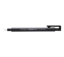 TOMBOW Gomme 2,3mm Mono Zero ronde noir, EHKUR11B