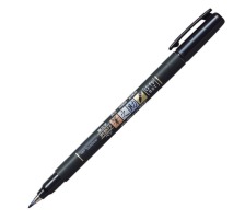 TOMBOW Stylo de calligraphie Soft Fudenosuke, noir, WS-BS150