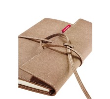 TRANSOTYPE senseBook FLAP A4 quadr., L, 135 feuilles beige, 75010402