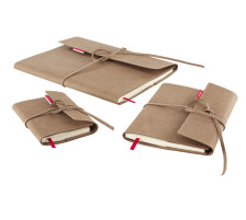 TRANSOTYPE senseBook FLAP A5 neutre, M, 135 feuilles beige, 75010500