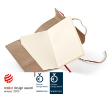 TRANSOTYPE senseBook FLAP REFILL A4 neutre, L, 135 feuilles beige, 75510400