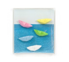 TRENDFORM Aimants PAPER BOAT set de 5 assorti, FA3733