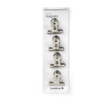 TRENDFORM Clip aimant GRAFFA set de 4 chrom, FW4000