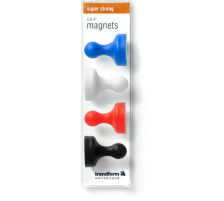 TRENDFORM Aimants GRIP 4 pcs., 4 couleurs, MM2050