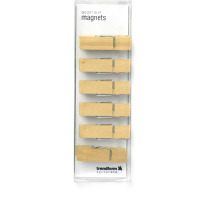 TRENDFORM Aimants WOODY KLIP 6 pcs., bois, TF2930