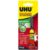UHU Superglue 3g liquide, sans solvent, 46130