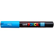 UNI-BALL Posca Marker 7mm bleu clair, PC-1M