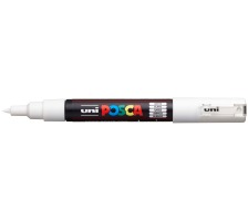 UNI-BALL Posca Marker 7mm blanc, PC-1M