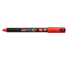 UNI-BALL Posca Fineliner 0,7mm rouge, PC-1MR