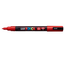 UNI-BALL Posca Marker 0,9-1,3mm rouge, PC-3M