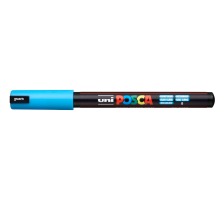 UNI-BALL Posca Fineliner 0,7mm bleu clair, PC-1MR
