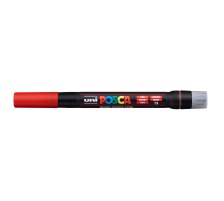 UNI-BALL Posca Pinsel-Marker 1-10mm rot, PCF35