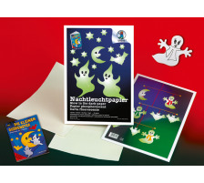 URSUS Nachtleuchtpapier A4 90g, gelb 2 Blatt, 15000000