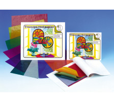 URSUS Transparentpapier 2030cm 42g, 10 Farben ass., 1890099