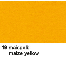 10 X URSUS Tonzeichenpapier 50x70cm 130g, gelb, 2232219