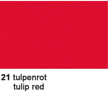 10 X URSUS Tonzeichenpapier 50x70cm 130g, rot, 2232221