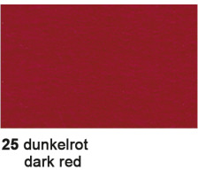 10 X URSUS Tonzeichenpapier 50x70cm 130g, rot, 2232225