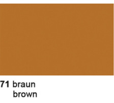 25 X URSUS Transparentpapier 70x100cm 42g, braun, 2631471