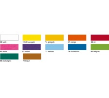25 X URSUS Transparentpapier 70x100cm 42g, 4 Farben ass., 2631499