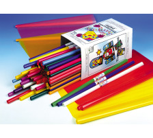 URSUS Transparentpapier 70x100cm 42g, 14 Farben ass. 100 Blatt, 2691499