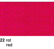 URSUS Bastelkrepp 50cmx2,5m 32g, rot, 4120322