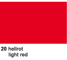 URSUS Papie de soie 50x70cm rouge 6 feuilles, 4642220
