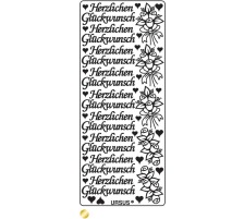 URSUS Creative Sticker Sujet 08 or, 59100008