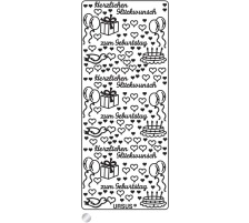 URSUS Creative Sticker Sujet 09 argent, 59110009
