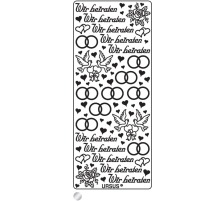 URSUS Creative Sticker Sujet 28 argent, 59110028