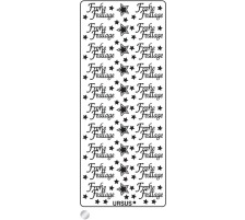 URSUS Creative Sticker Sujet 60 argent, 59110060