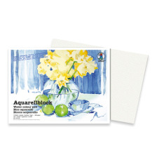 URSUS Aquarellpapier 12x17cm 200g, weiss 10 Blatt, 9300000